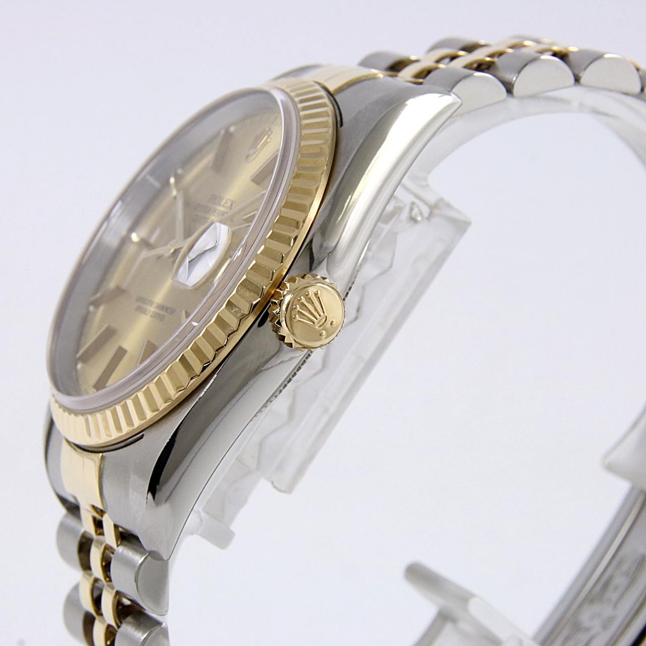 【新品仕上・OH済】ロレックス デイトジャスト 16233 自動巻 メンズ腕時計