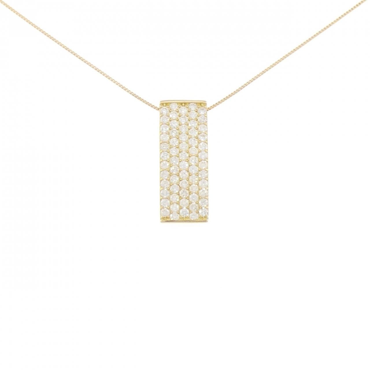 K18YG ダイヤモンド ネックレス 1.56CT