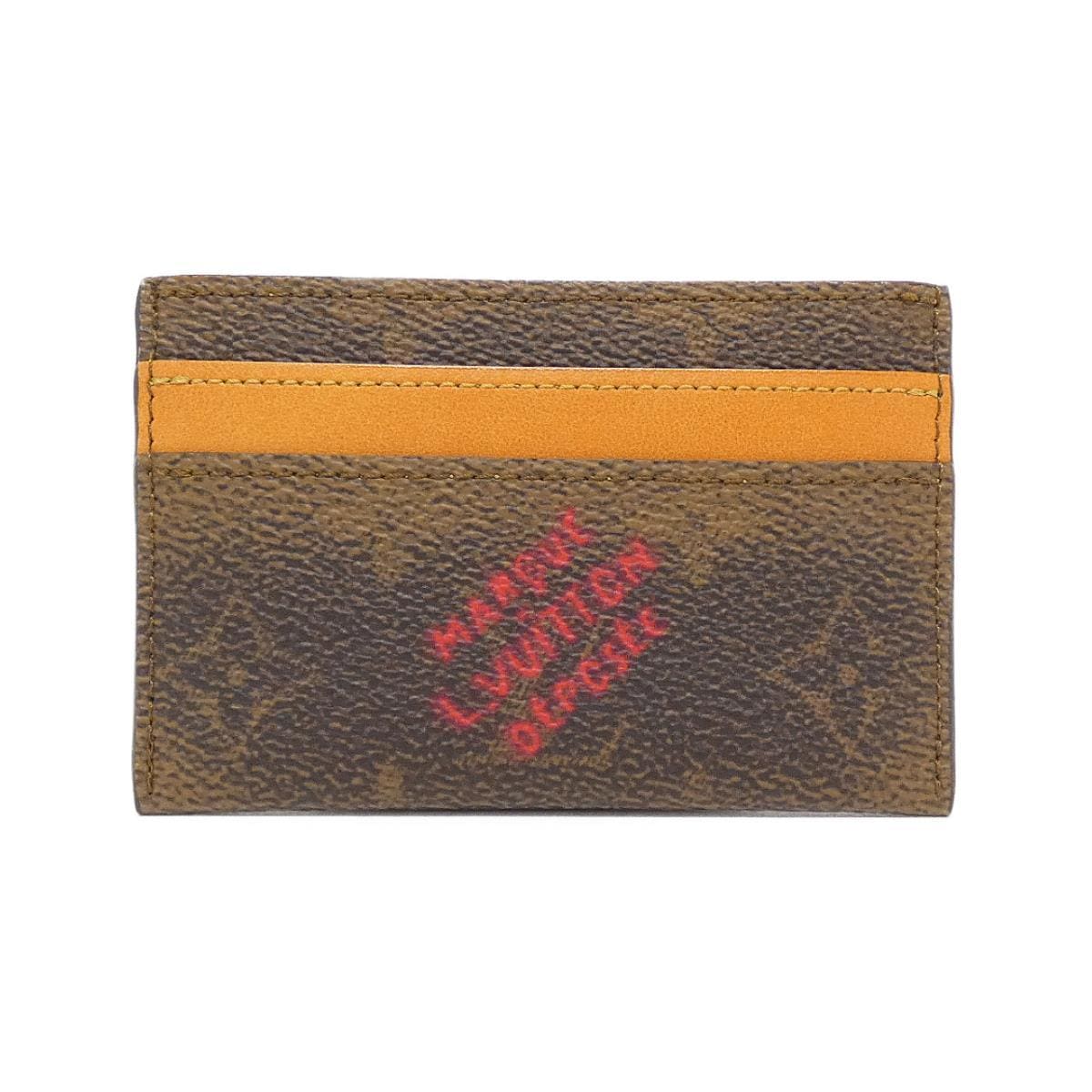 [Unused items] LOUIS VUITTON Monogram Dust Porte Carte Double M11707 Card Case