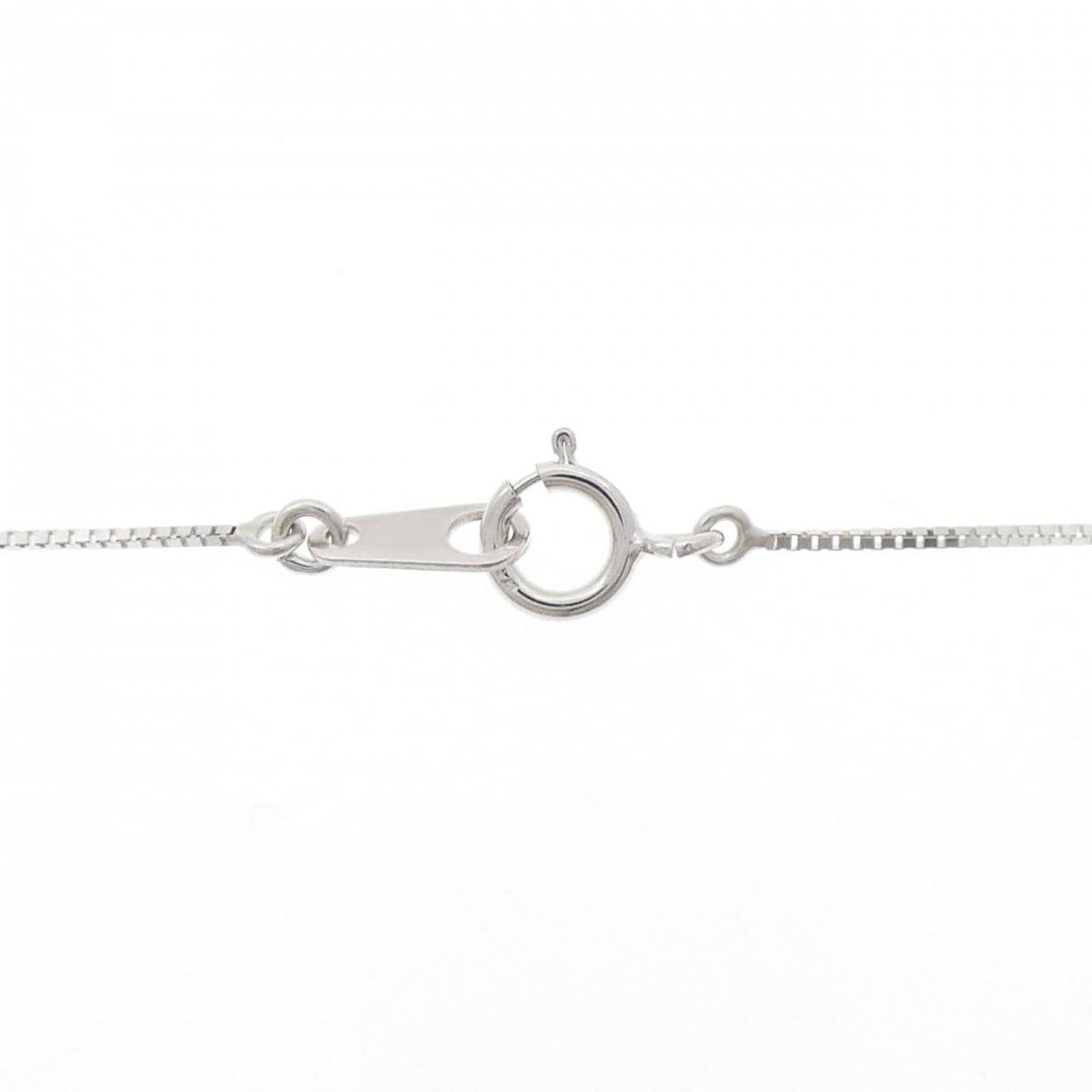 K18WG カラーストーン ネックレス