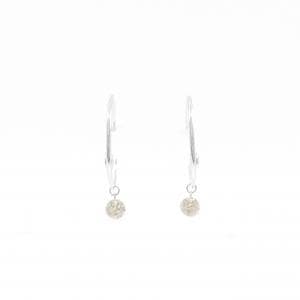 K18WG ダイヤモンド ピアス 0.50CT