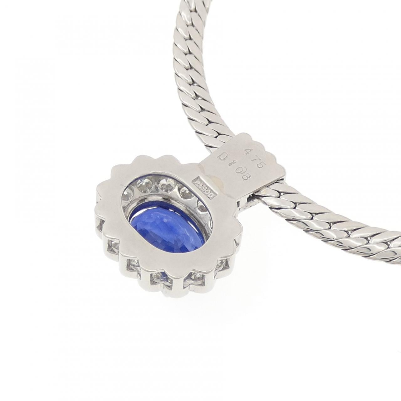 PT900/PT850 サファイヤ ネックレス 4.75CT