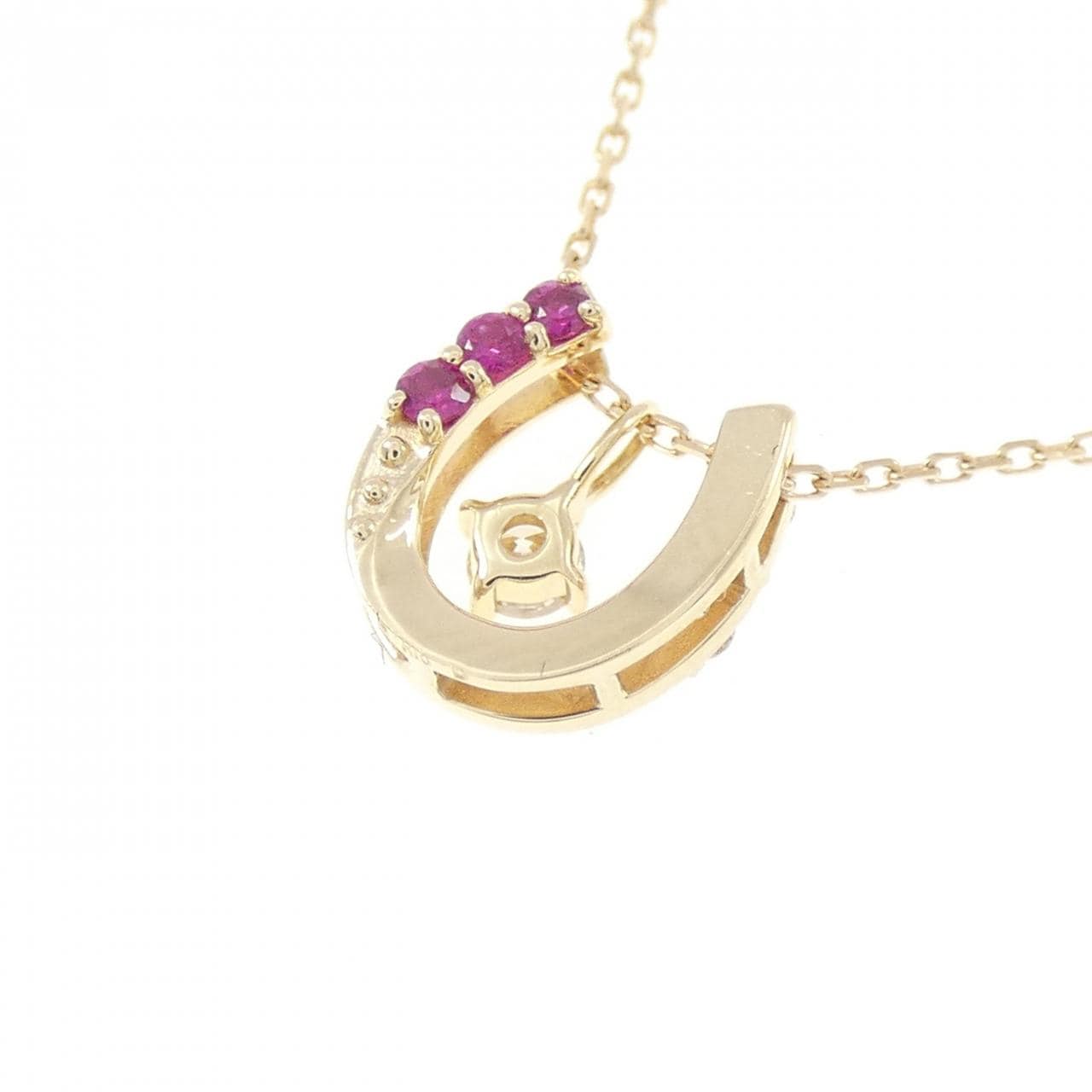 K10YG ダイヤモンド ネックレス 0.04CT
