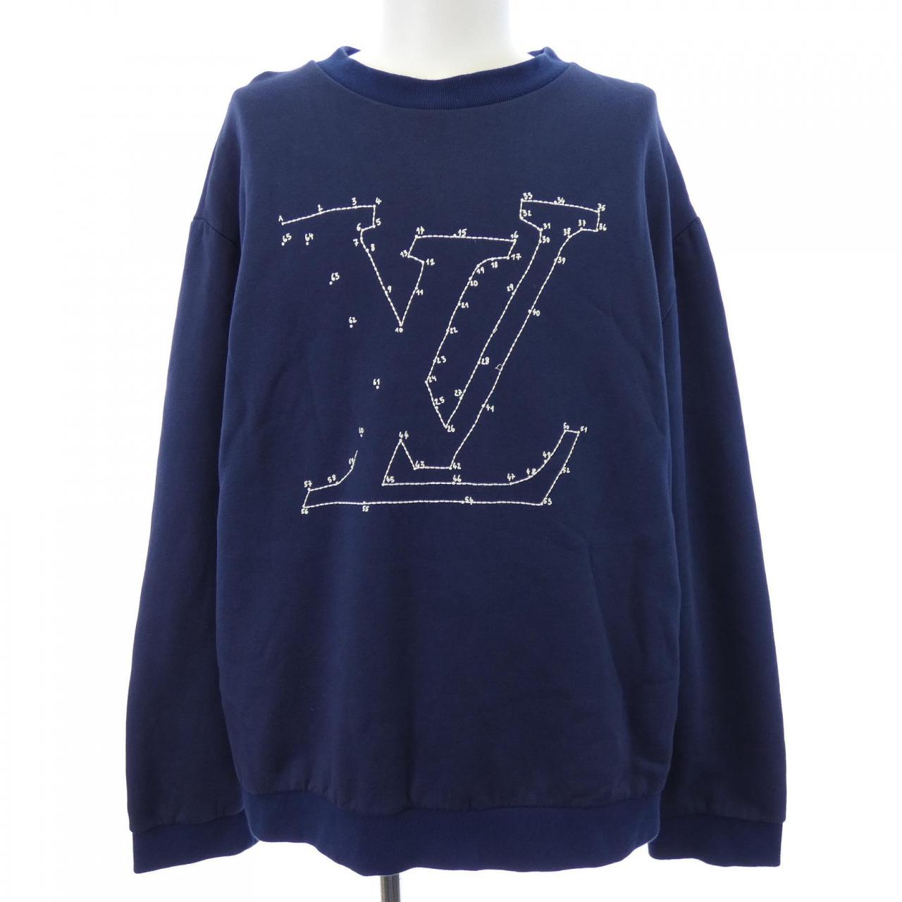 ルイヴィトン LOUIS VUITTON LVステッチプリントエンブロイダリースウェットシャツ HLY41WFMC スウェット