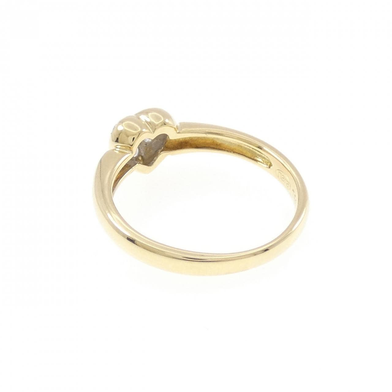 750YG ハート ダイヤモンド リング 0.08CT