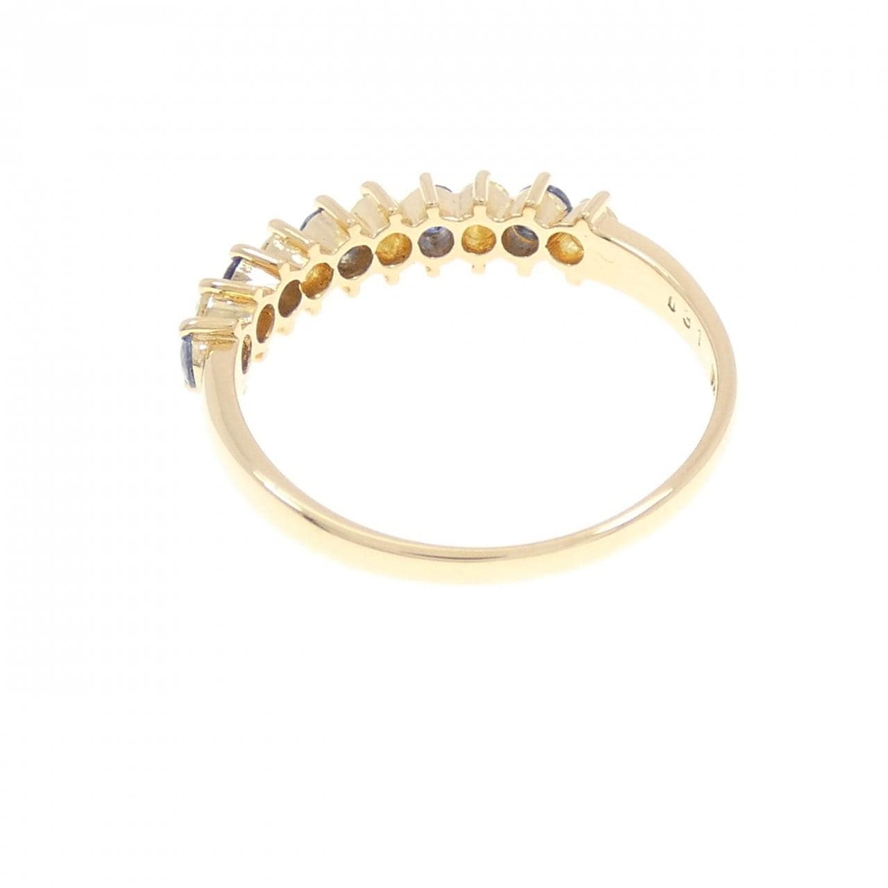 K18YG サファイヤ リング 0.31CT