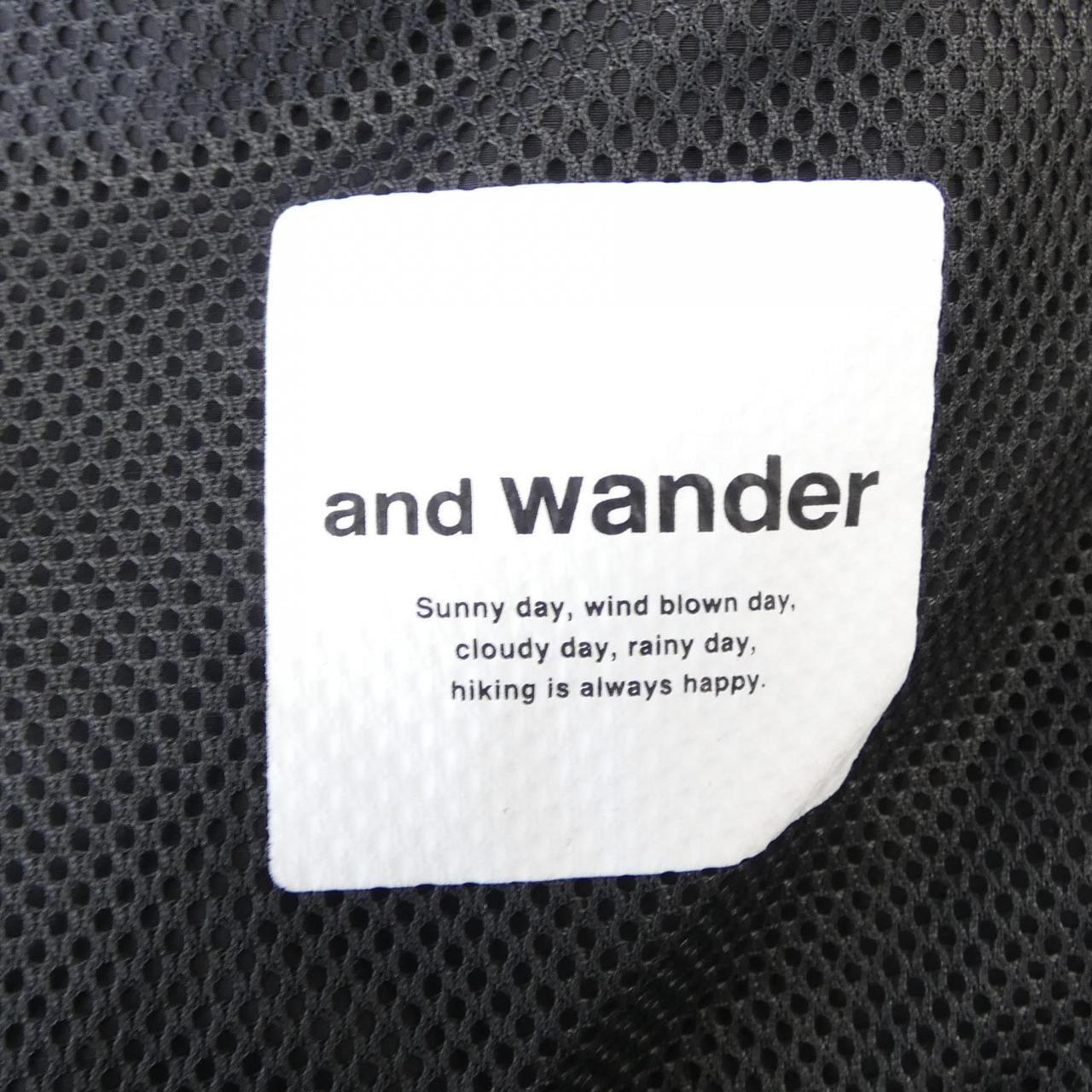 アンドワンダー and wander 574-6982090 スカート