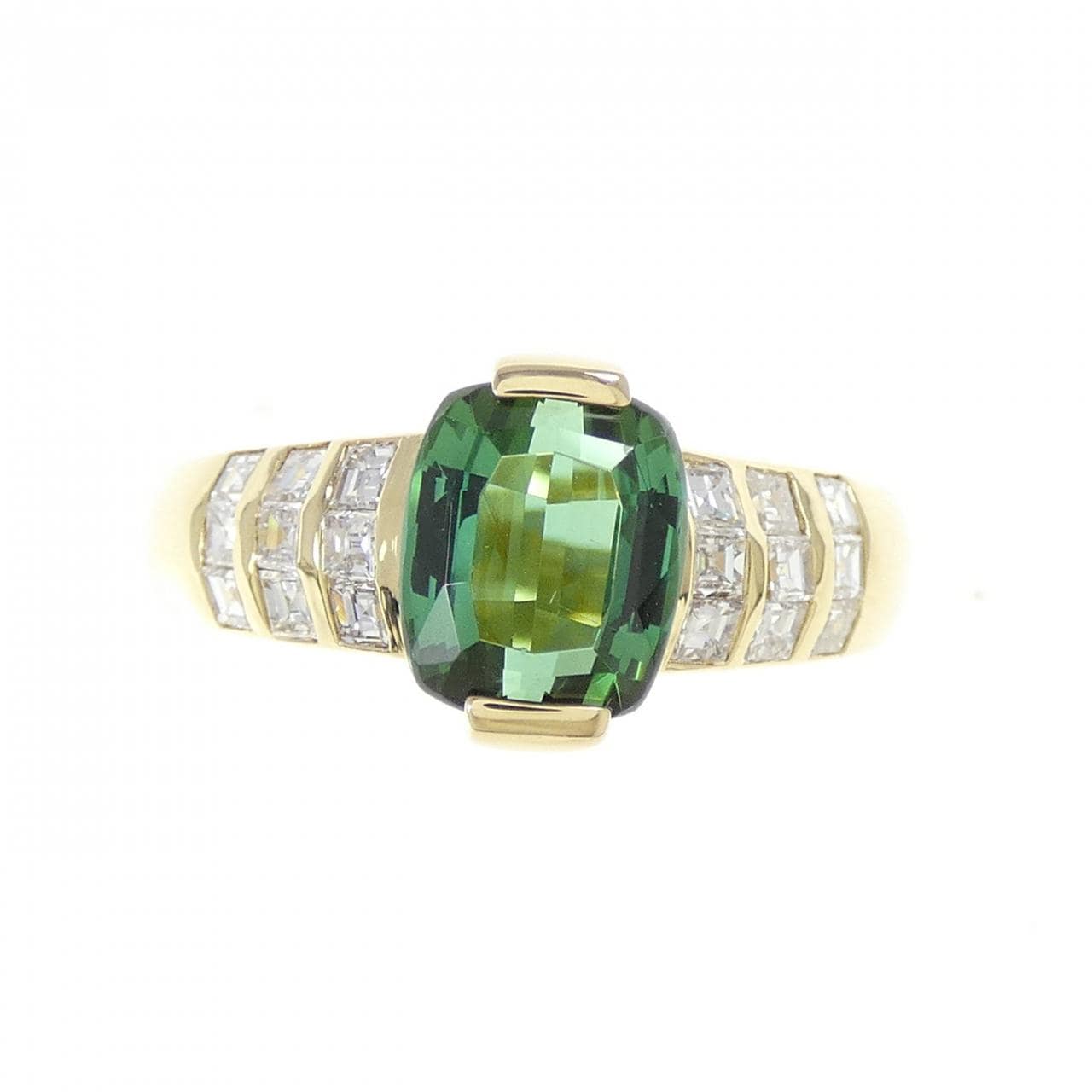 750YG トルマリン リング 0.271CT
