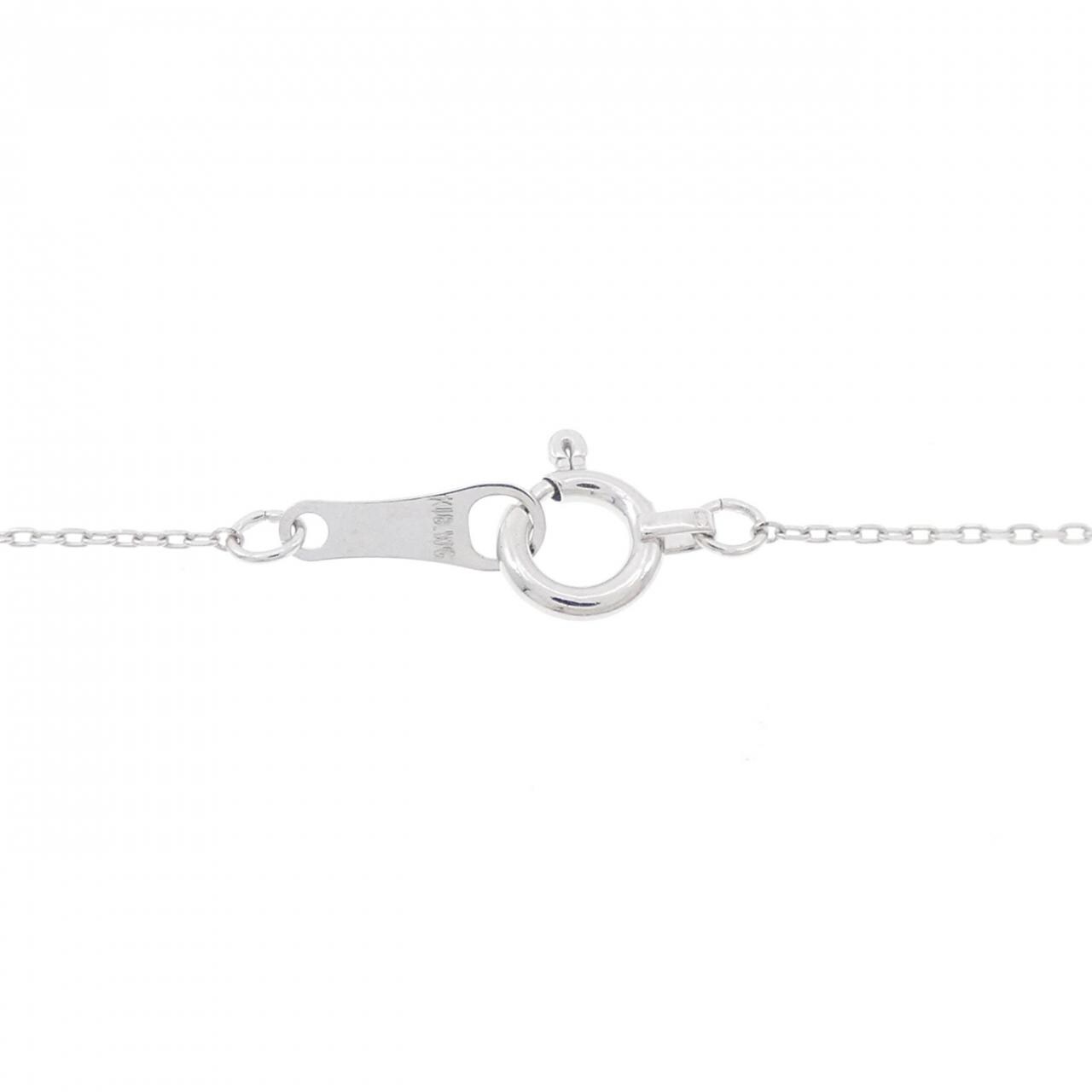 K18WG ダイヤモンド ネックレス 0.30CT