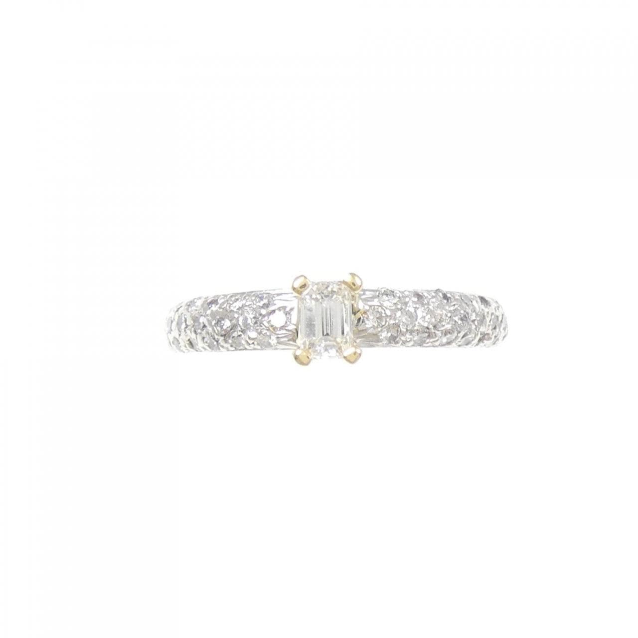 PT900/K18YG ダイヤモンド リング 0.75CT