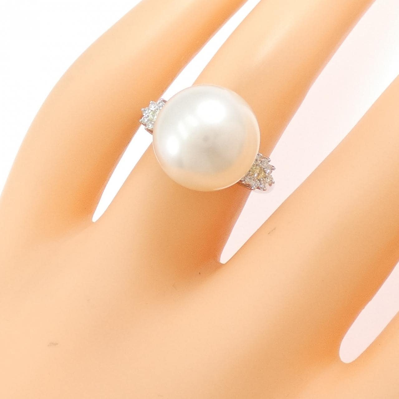 PT900 白蝶パール リング 12.8mm