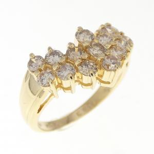 K18YG ダイヤモンド リング 1.03CT