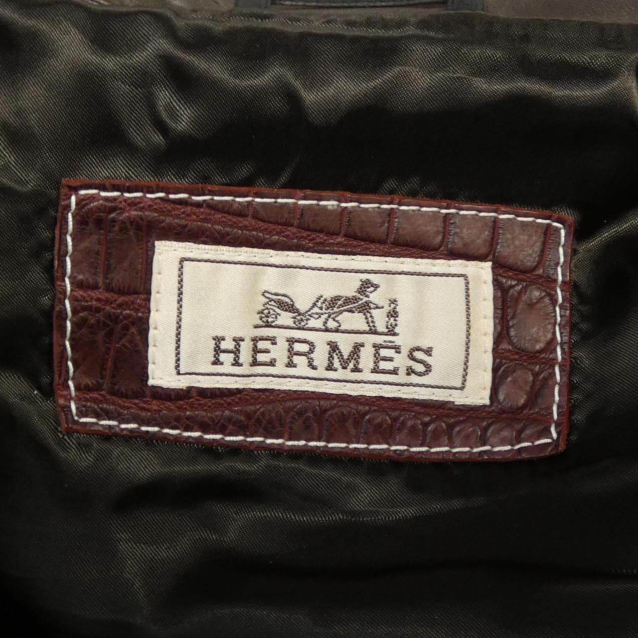 エルメス HERMES OD-0833 レザージャケット