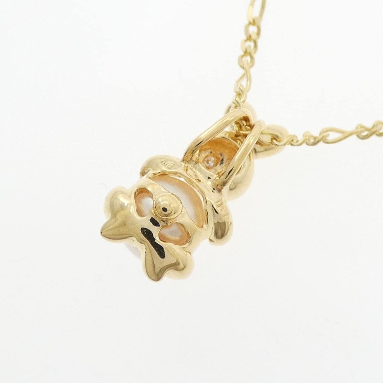 K18YG/18KTYG ラビット アコヤパール ネックレス 6.2mm