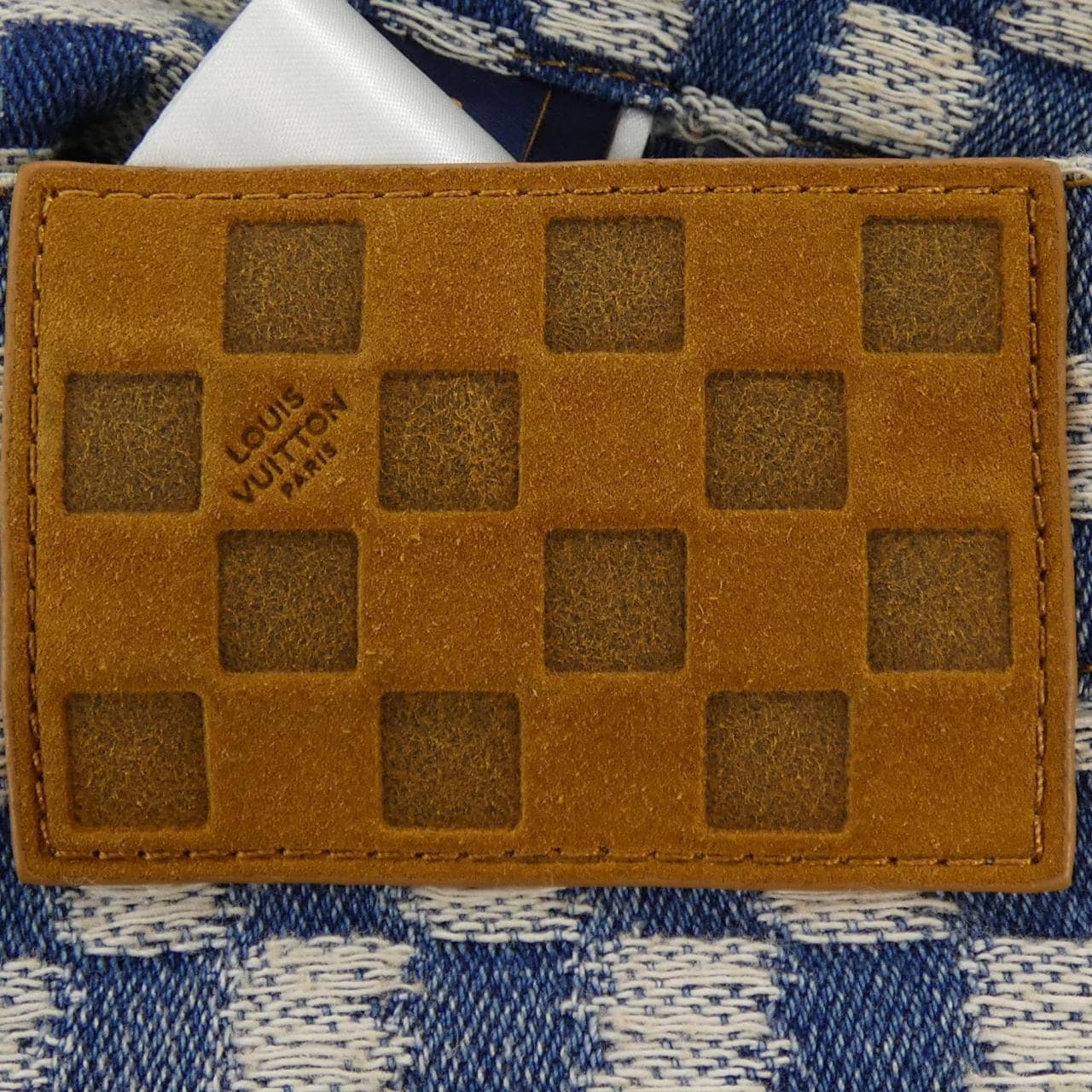 ルイヴィトン LOUIS VUITTON ダミエ ワイドレッグジーンズ HTD72WWIN パンツ