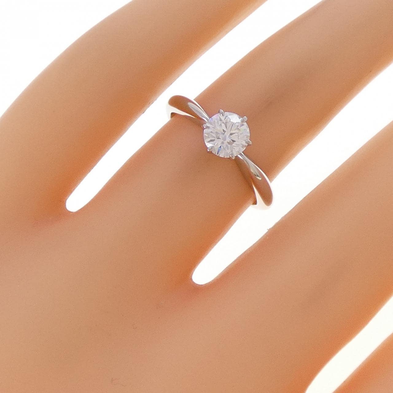 ミキモト ダイヤモンド リング 0.58CT E VS1 3EXT