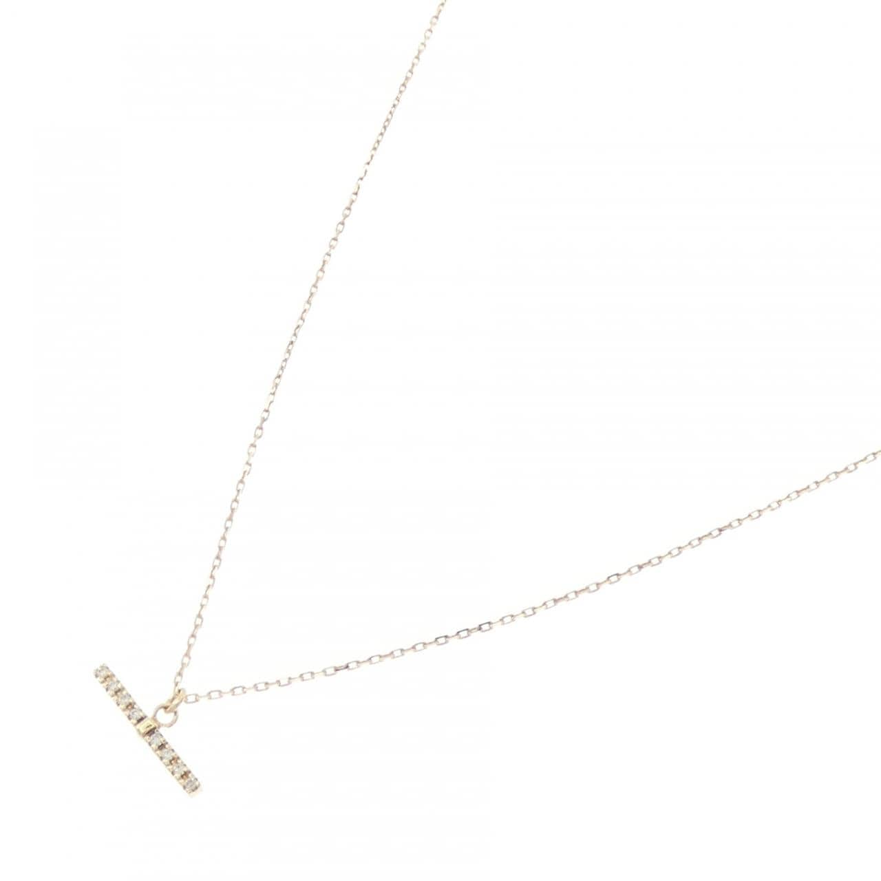 アガット ダイヤモンド ネックレス 0.02CT