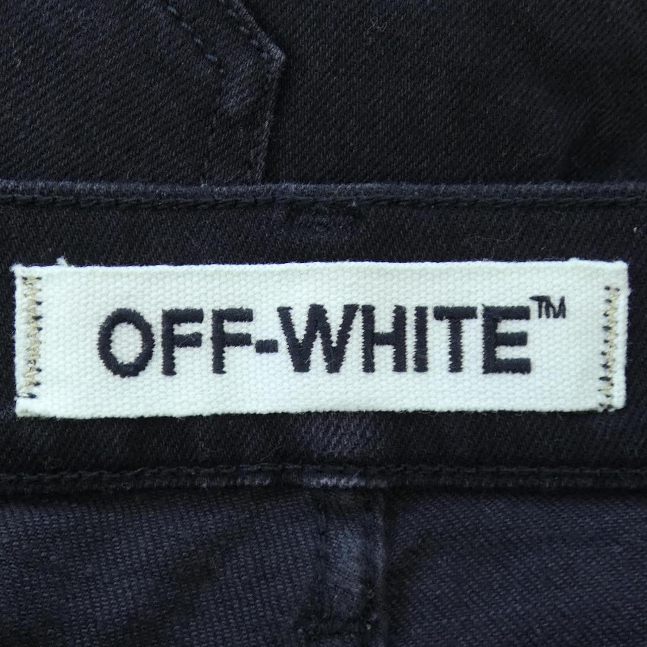 OFF-WHITE-WHITE 牛仔褲