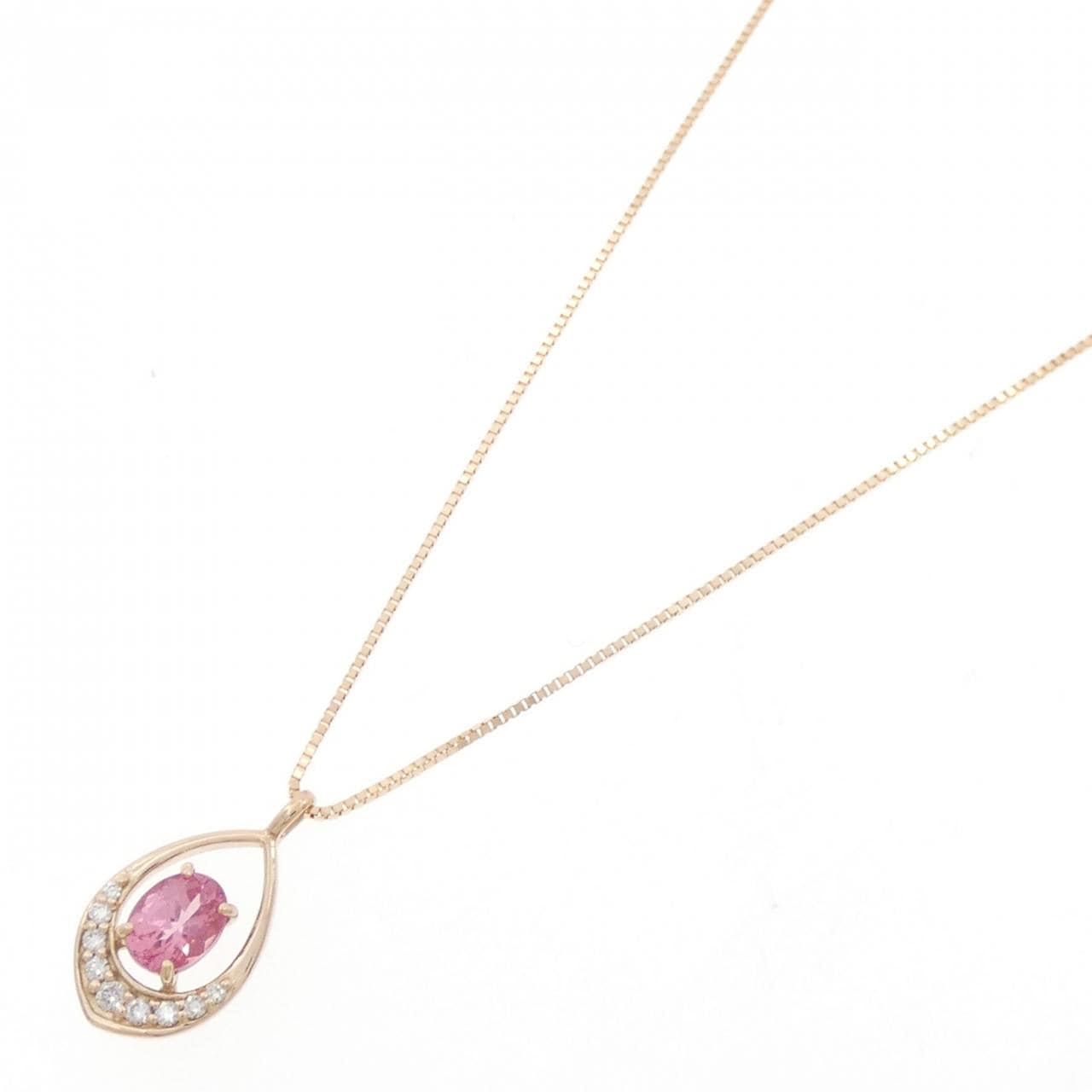 K18PG スピネル ネックレス 0.36CT