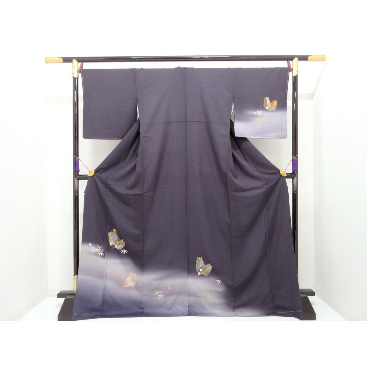 [未使用品] Homongi 金色友禪模糊染色