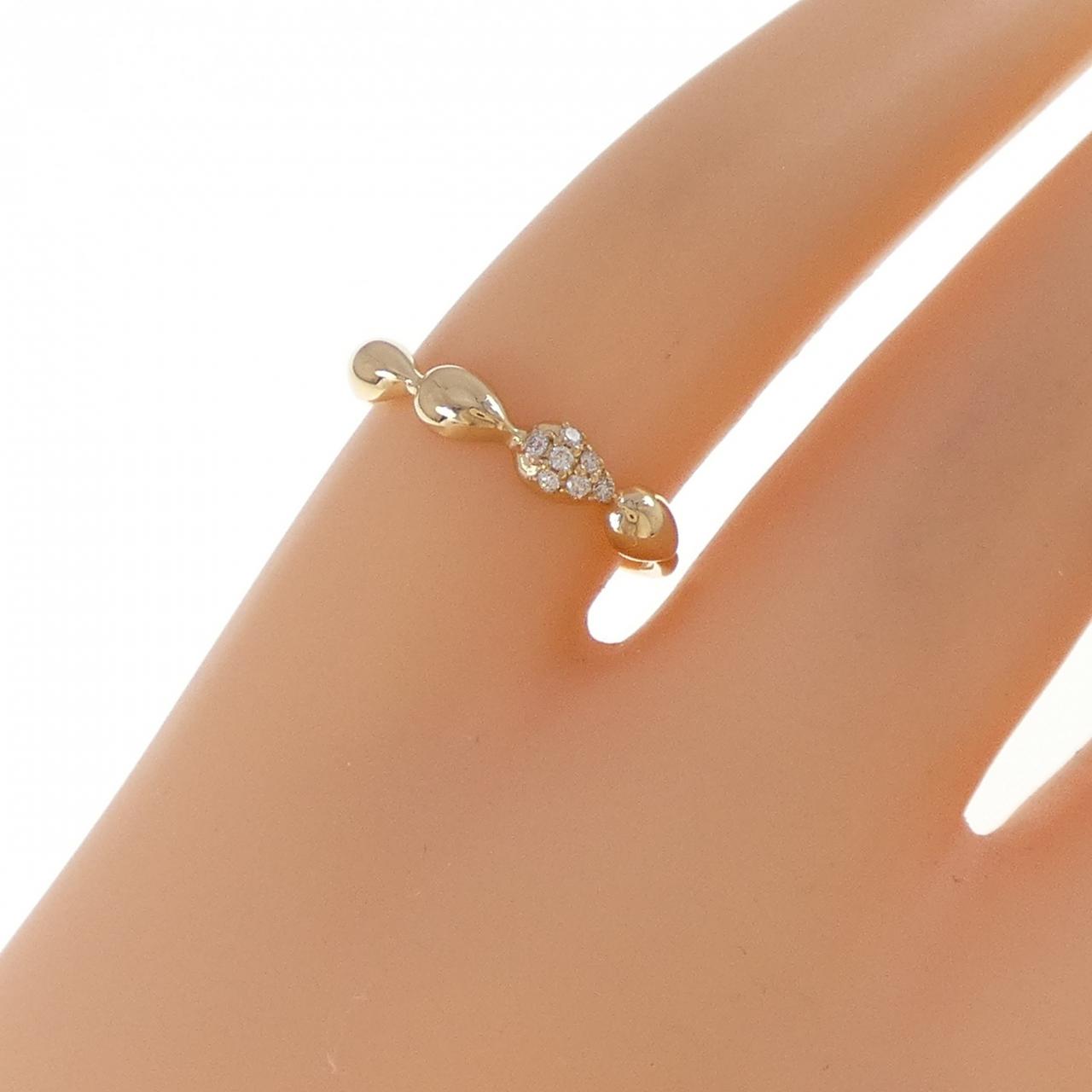 K18YG ダイヤモンド リング