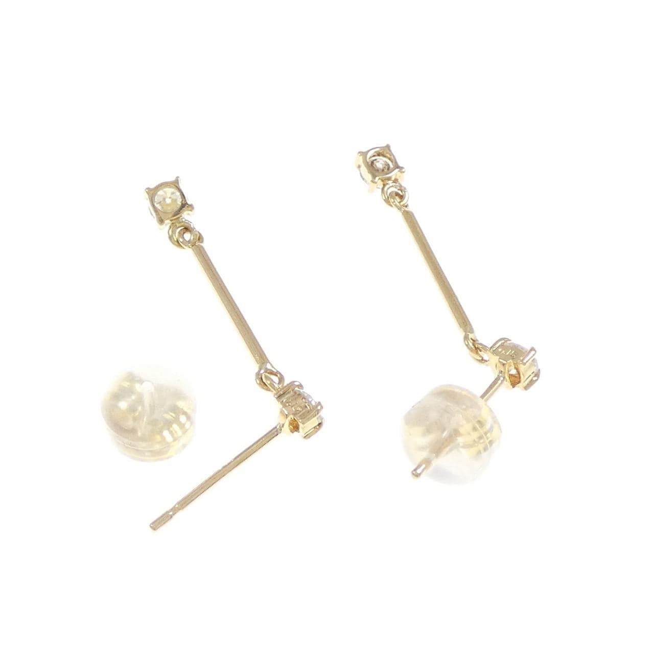 K18YG ダイヤモンド ピアス 0.30CT