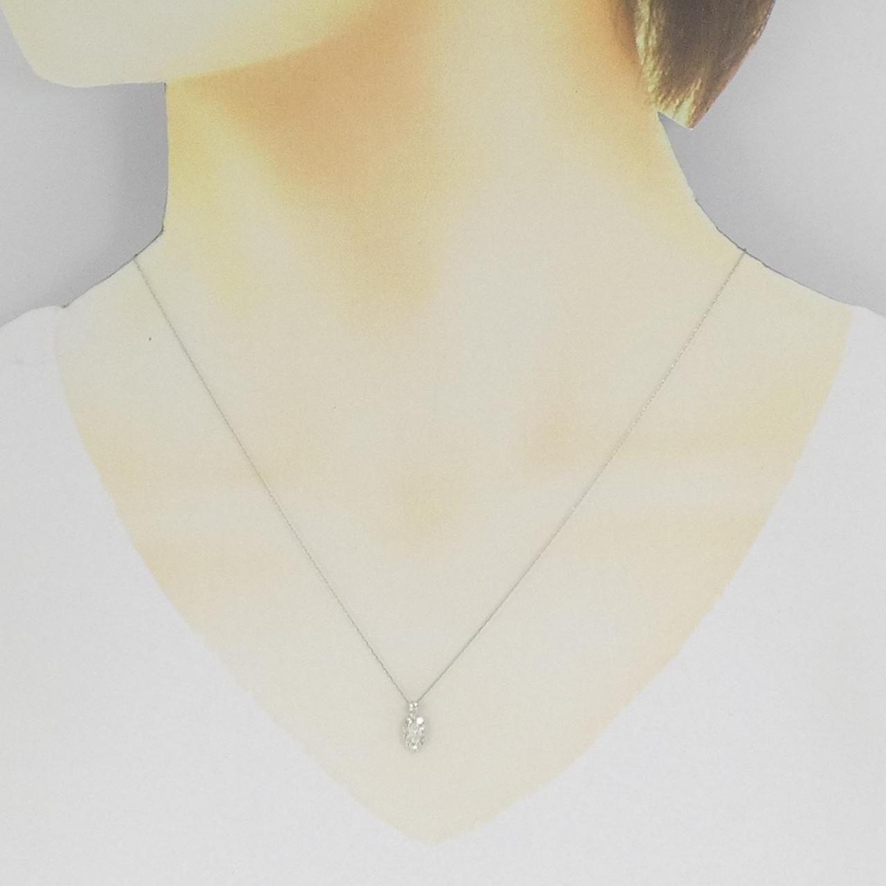 【新品】PT900/PT850 ダイヤモンド ネックレス 0.20CT