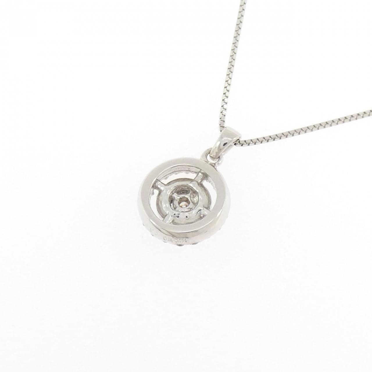 K10WG ダイヤモンド ネックレス 0.10CT