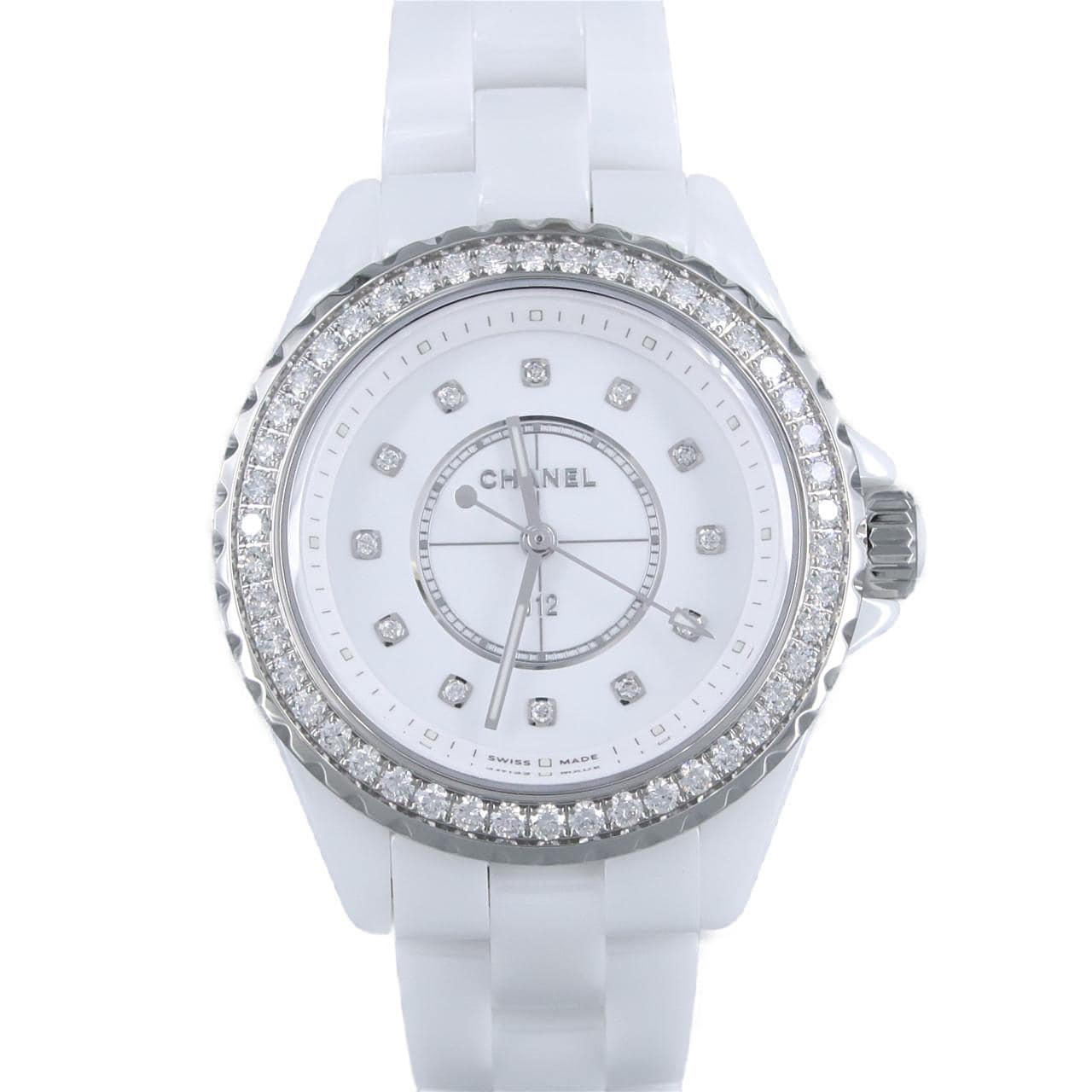 CHANEL J12 33mm Ceramic/D･12P H6418 Ceramic Quartz