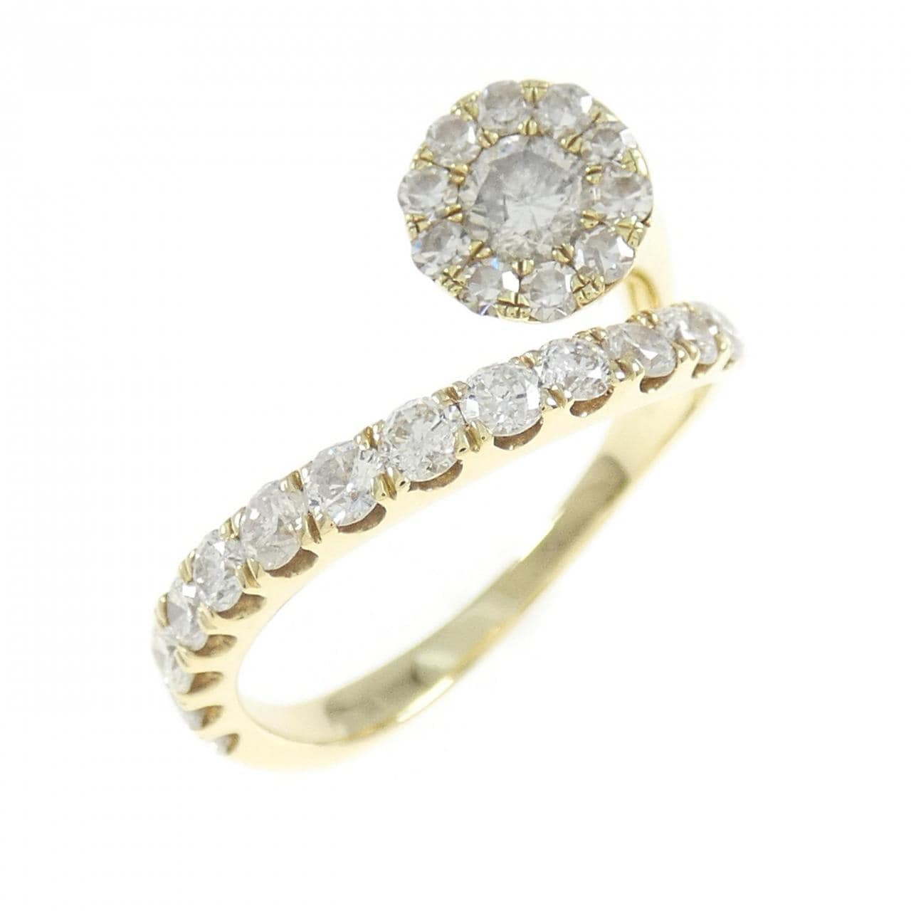 K18YG ダイヤモンド リング 1.00CT