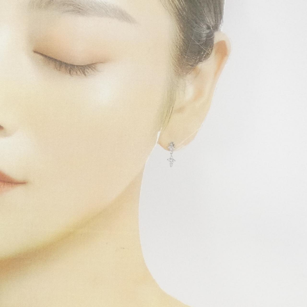 PT ダイヤモンド ピアス 0.2CT