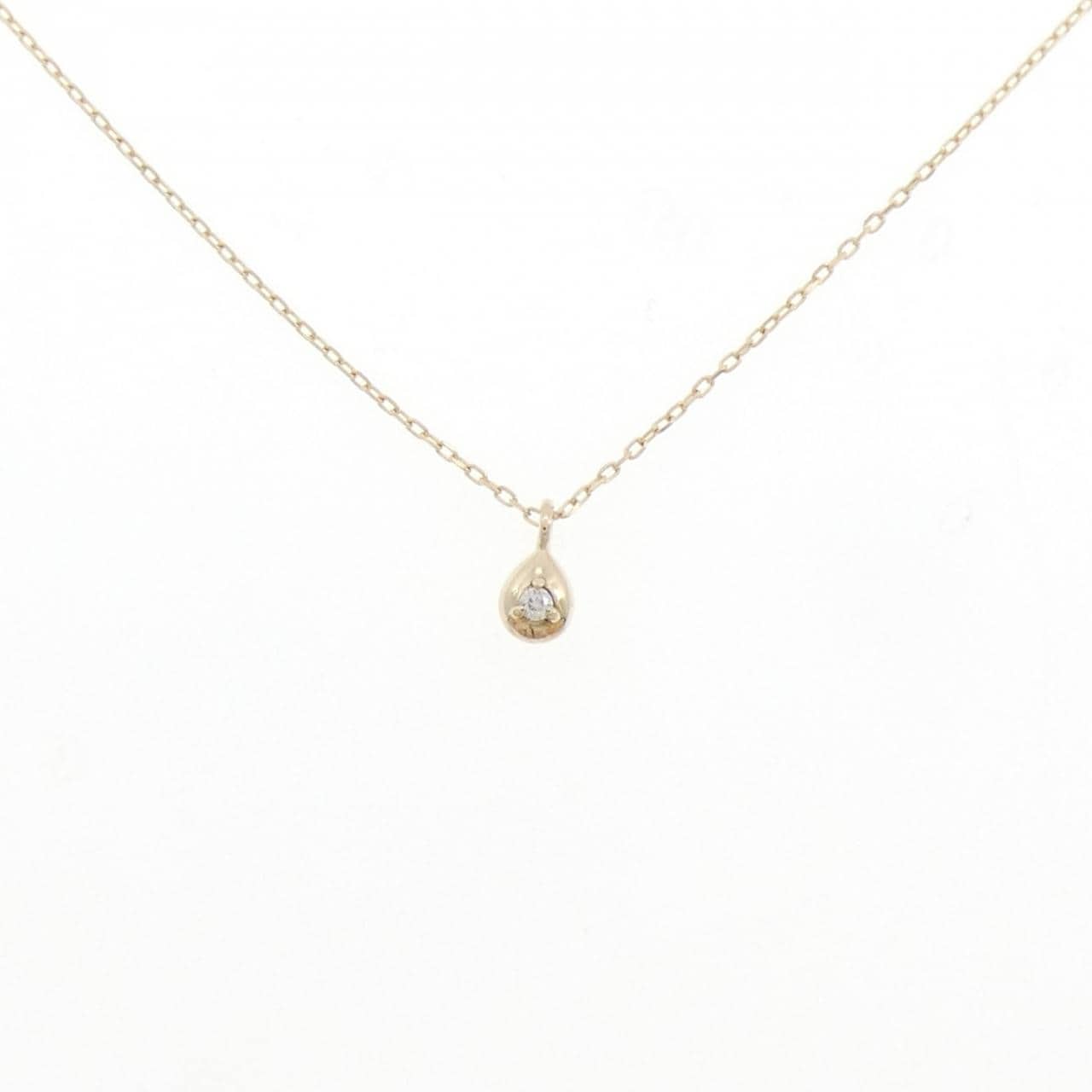 K10YG ダイヤモンド ネックレス 0.01CT