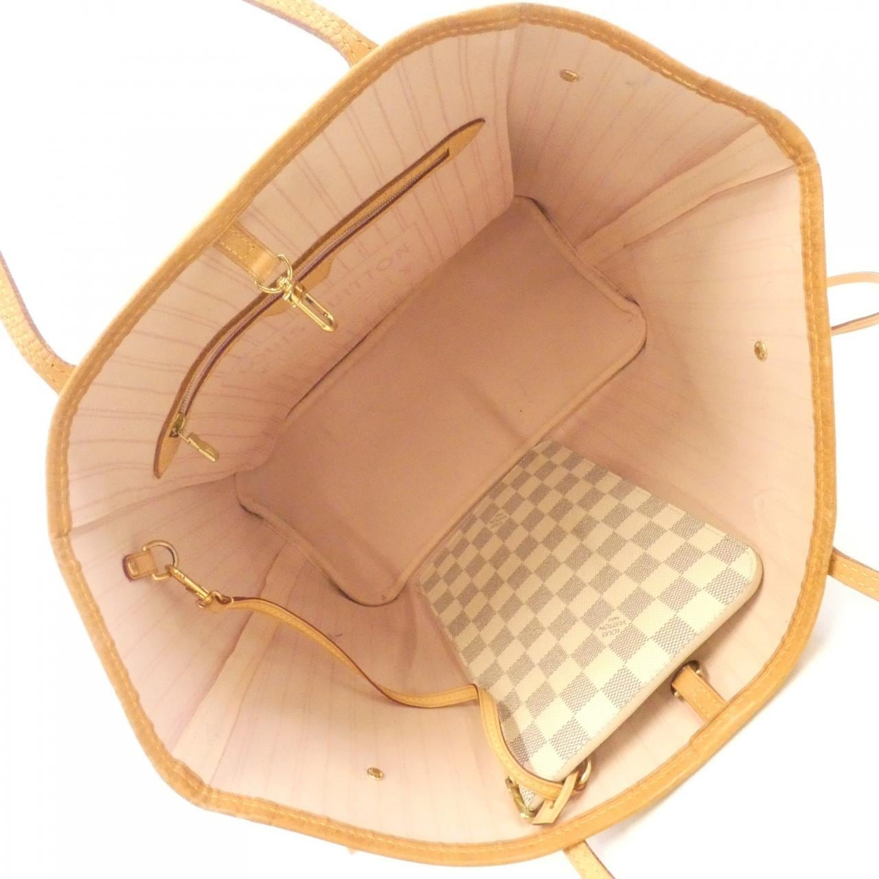 ルイヴィトン ダミエ アズール ネヴァーフル MM N41605 バッグ