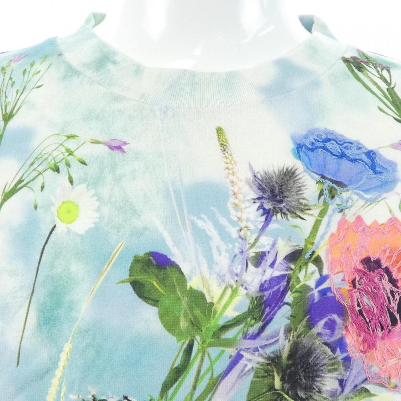 ルイヴィトン LOUIS VUITTON エンブロイダリーフラワー HIY96WNPG Tシャツ