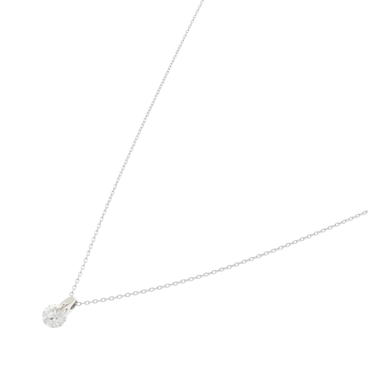 PT900/PT850 ソリティア ダイヤモンド ネックレス 0.506CT