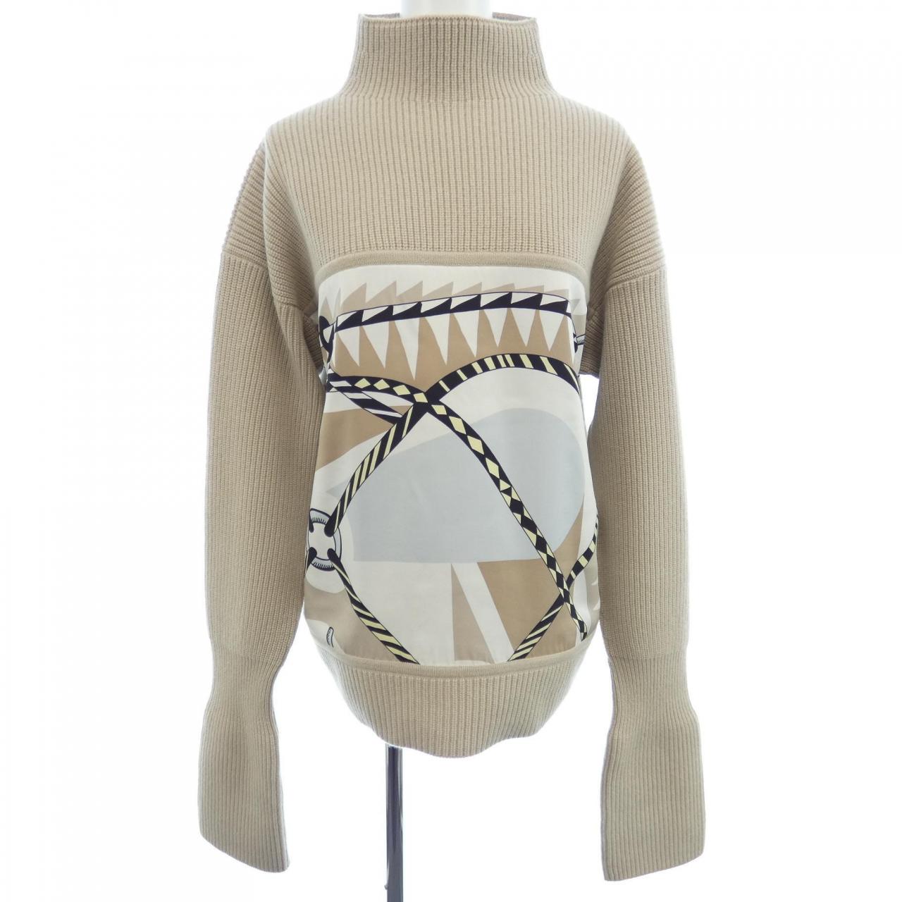 エルメス HERMES FIGURE ARTISTIQUE 3H2823DJ ツイルレーヌ ニット