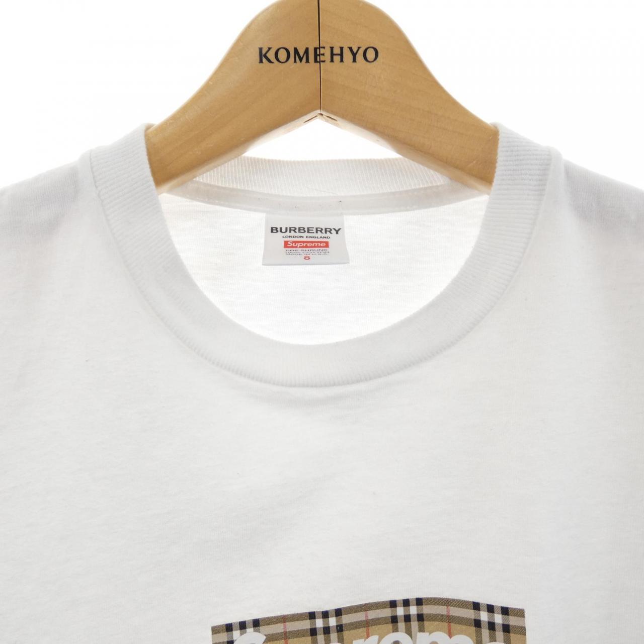 シュプリーム SUPREME BURBERRY Tシャツ