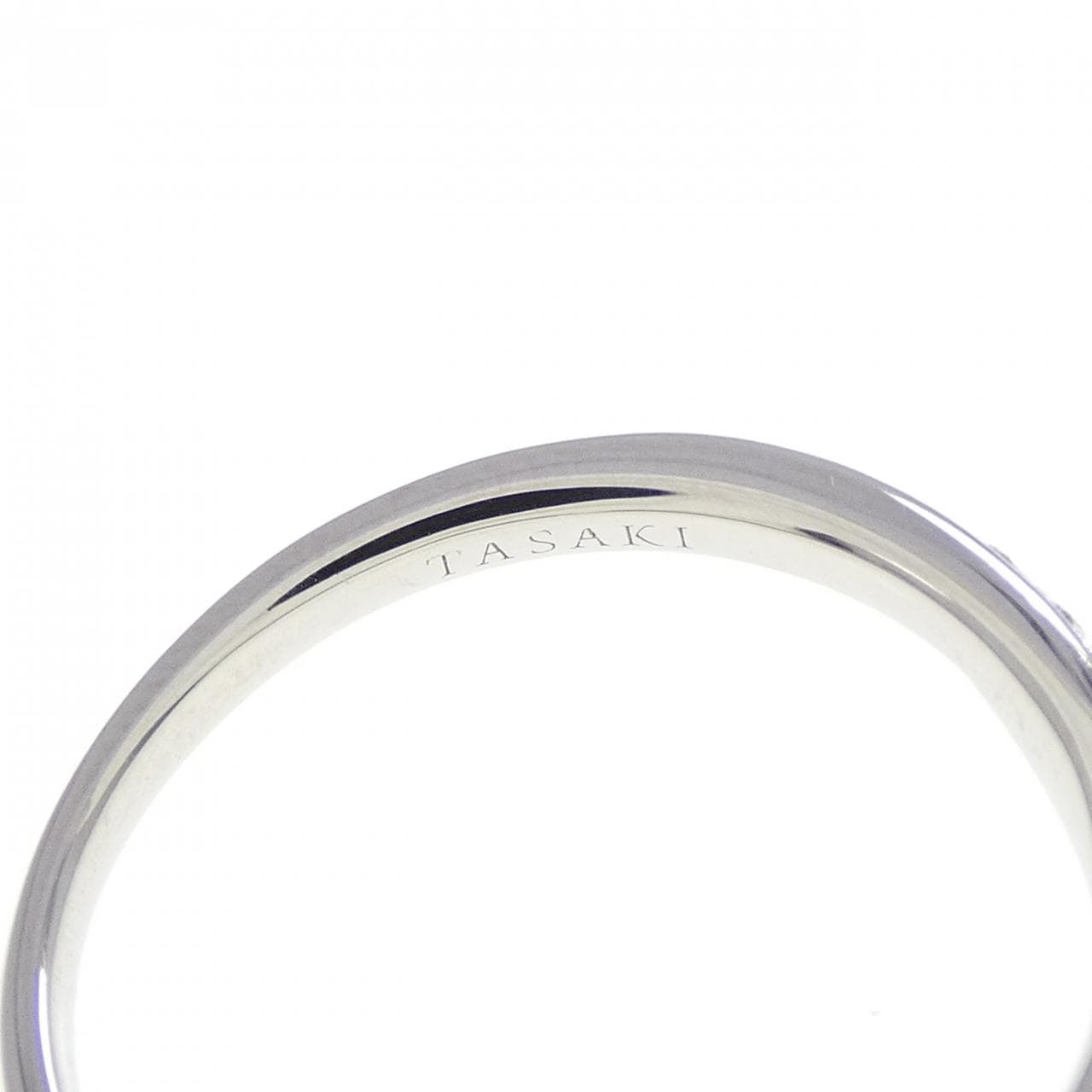 タサキ スティーレ デュアル パヴェ ライン リング 0.11CT