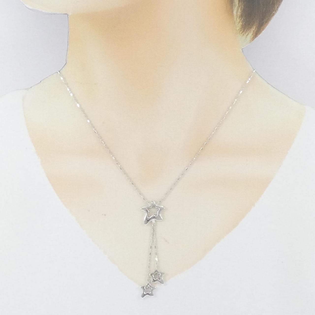 K14WG スター ネックレス