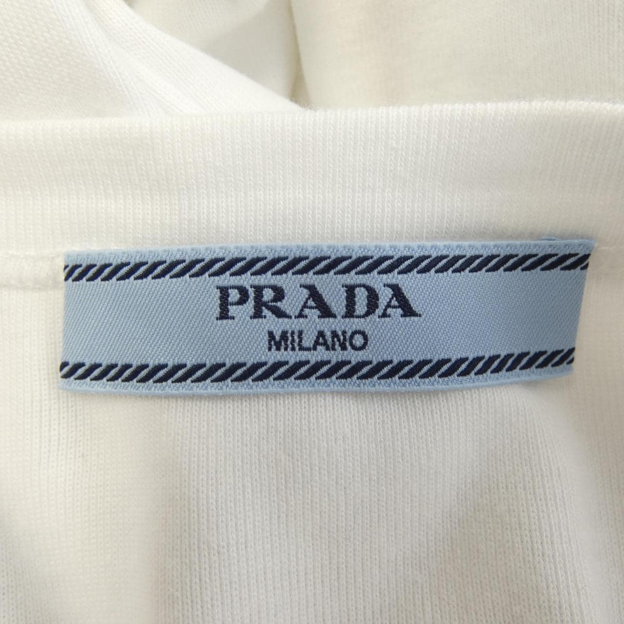 プラダ PRADA トライアングルロゴ リブニット ジャージー タンクトップ 39546X S222 10Z0 タンクトップ