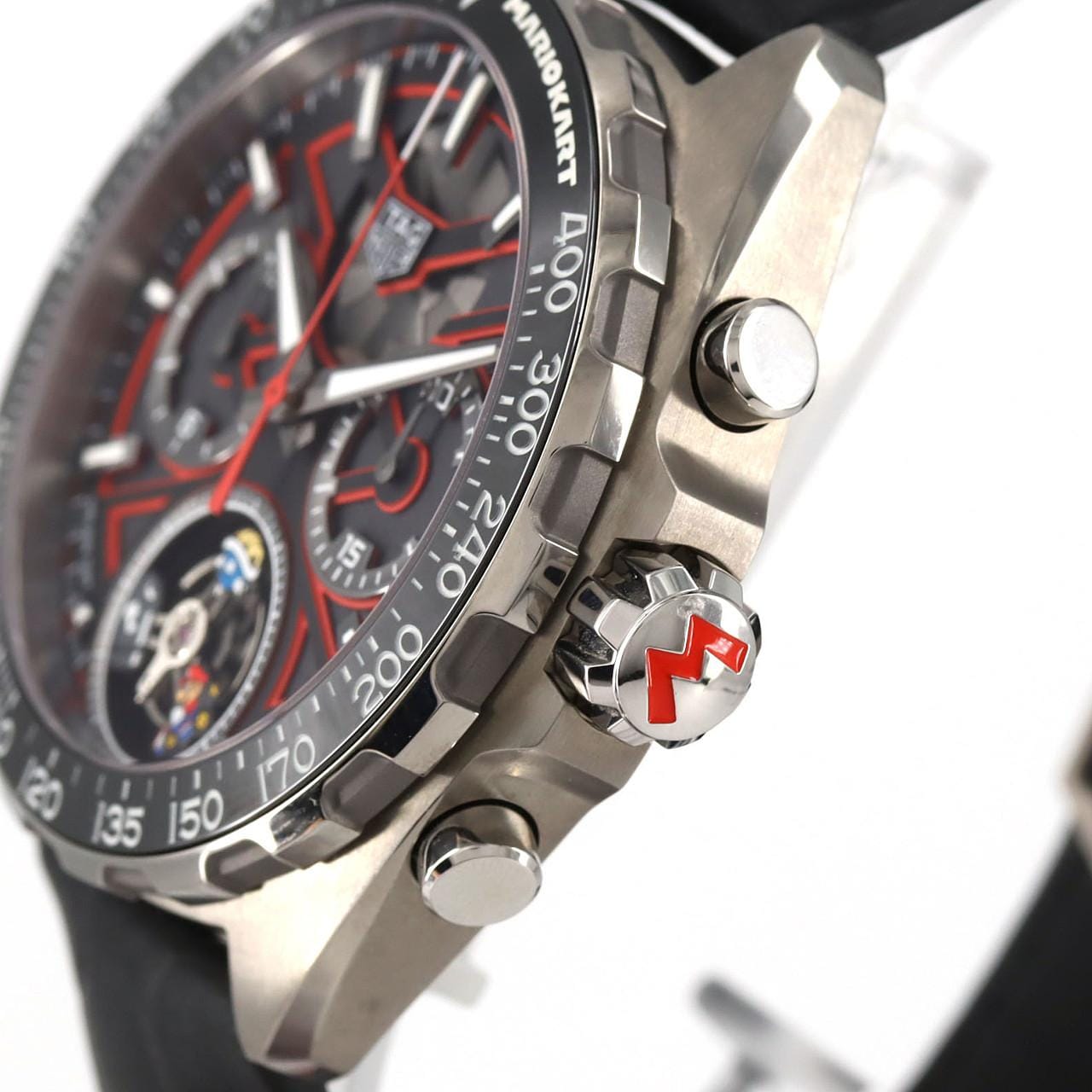 タグ･ホイヤー フォーミュラー1xマリオカート トゥールビヨンクロノグラフ TI LTD CAZ5080.FC6517 TI 自動巻