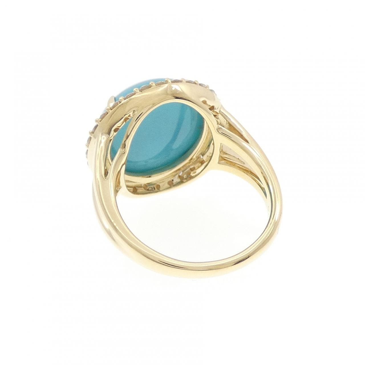 ジーエスティービー ターコイズ リング 7.00CT