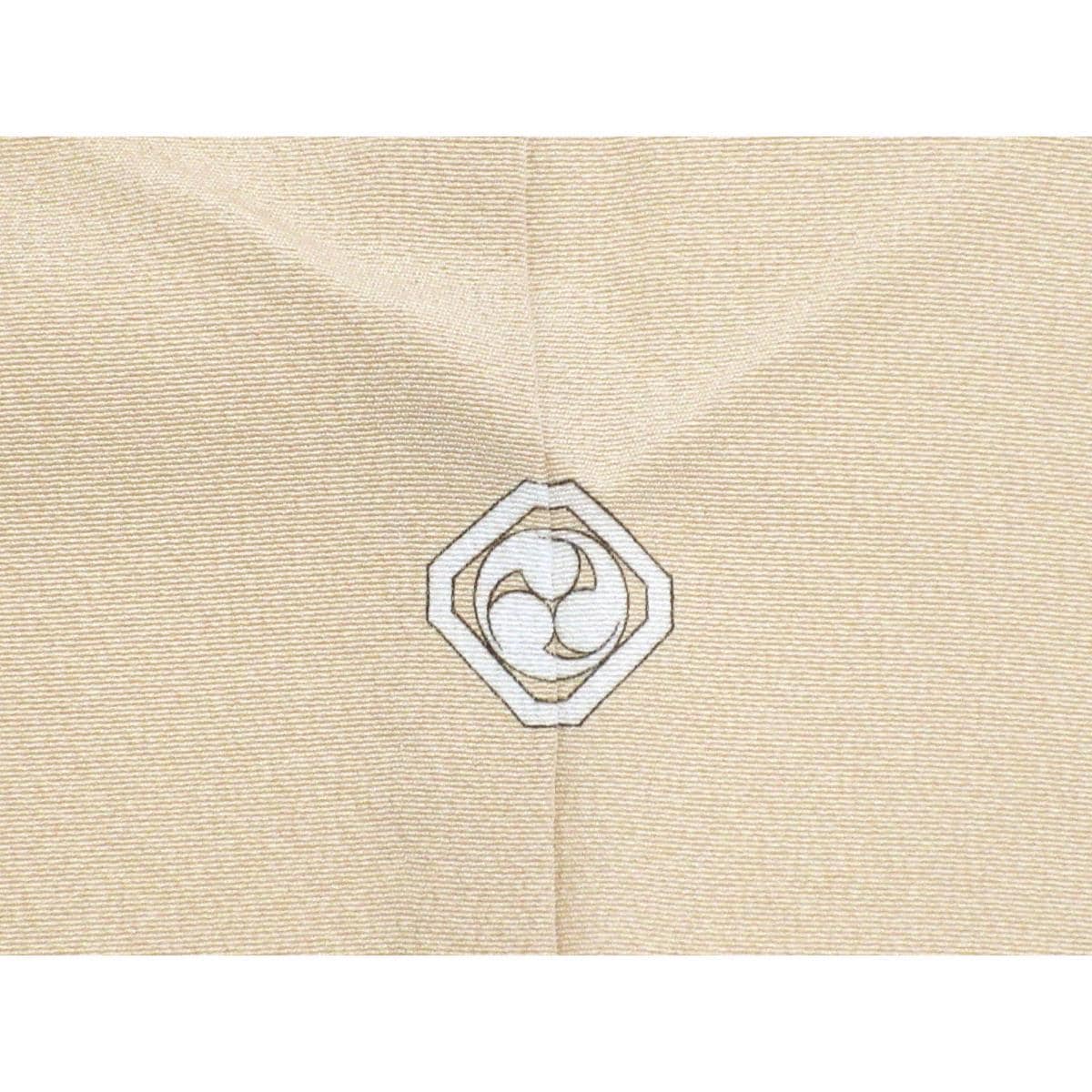 単衣　色留袖【本加賀友禅】大久保謙一　隅切角に左三ツ巴