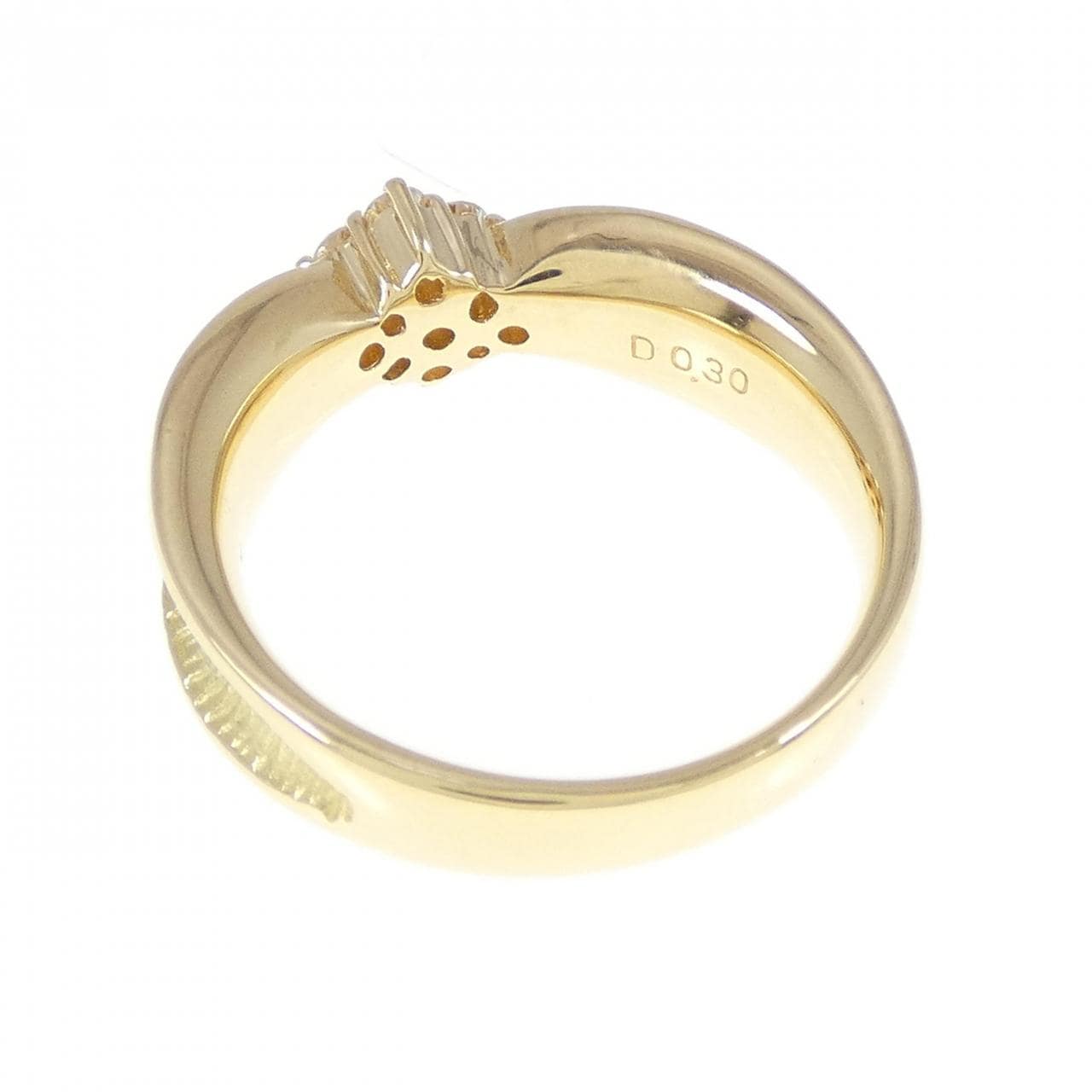 K18YG ダイヤモンド リング 0.30CT