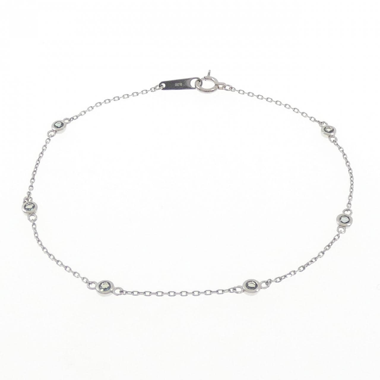 PT900/PT850 アレキサンドライト ブレスレット 0.20CT