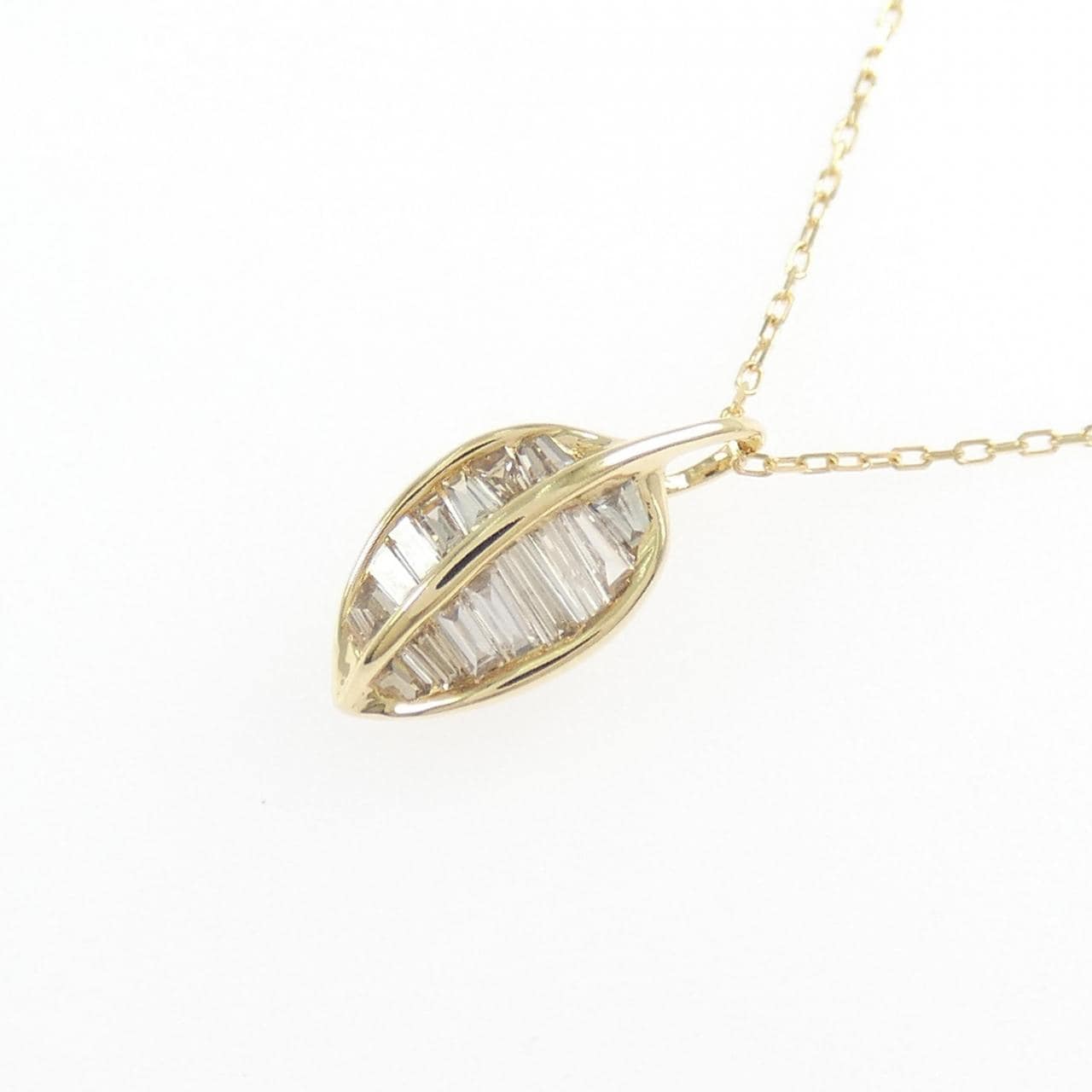 K18YG ダイヤモンド ネックレス 0.15CT