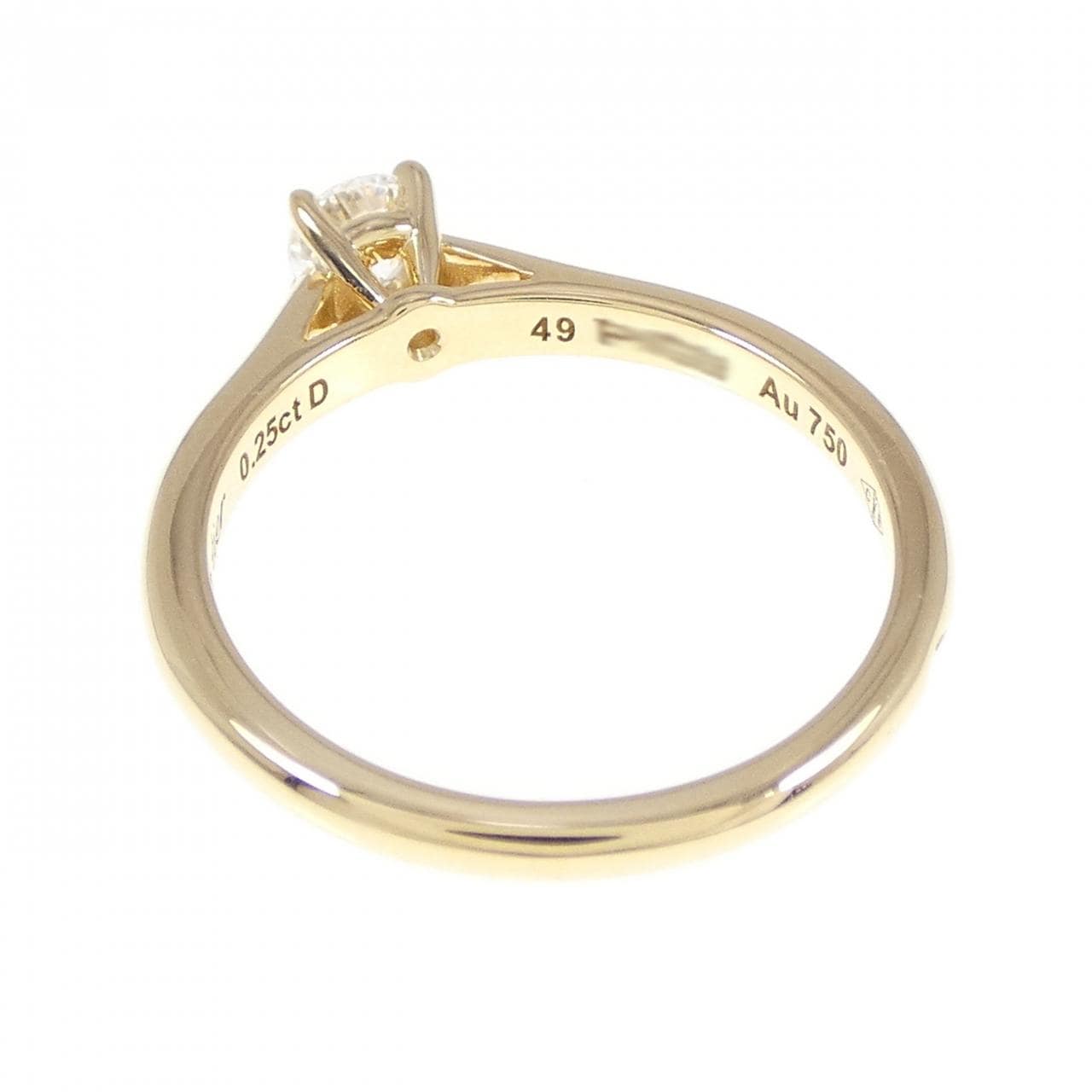 カルティエ MKコーフィル リング 0.25CT D VVS1 3EXT
