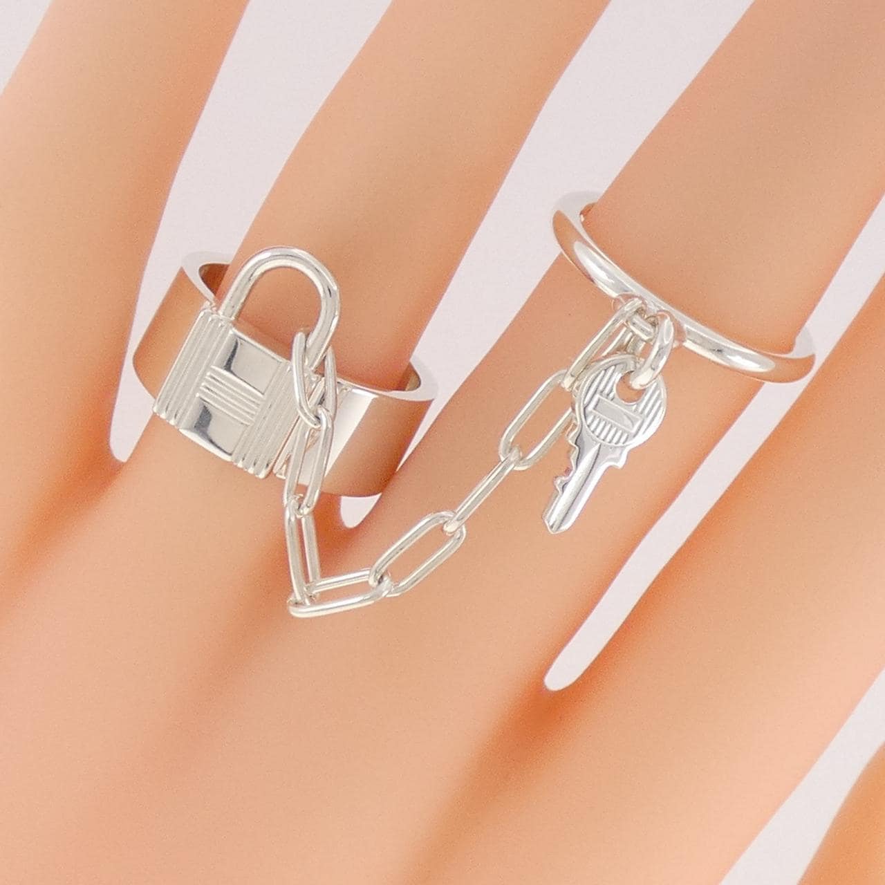 エルメス アルファケリー ダブル リング