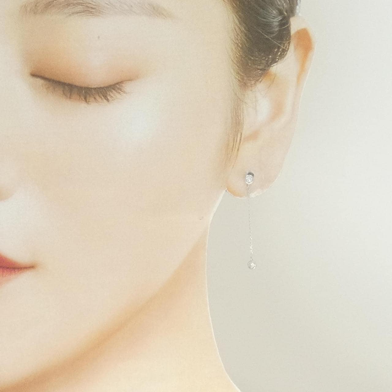 PT850/PT900鑽石耳環 0.20克拉