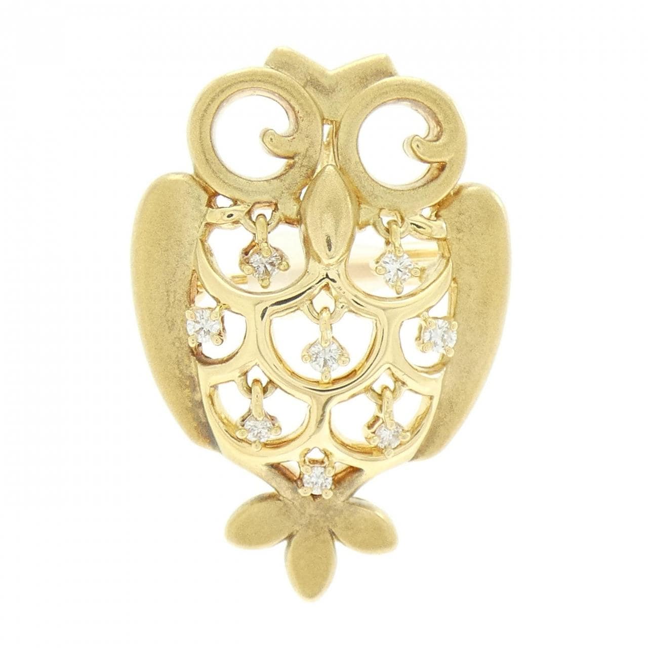 Tasaki鑽石胸針 0.08克拉